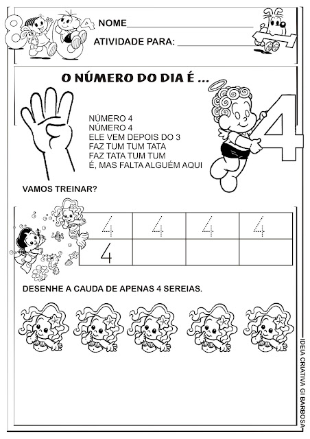 Sequência didática numerais