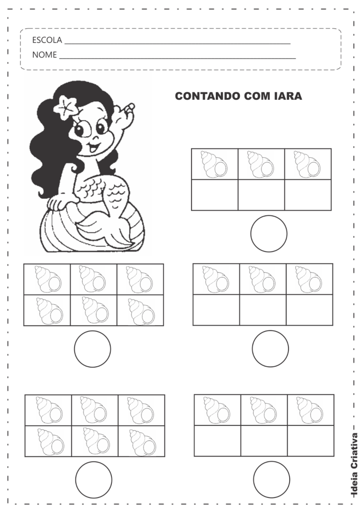 BAIXE AS IMAGENS DAS Atividades Folclore Número e Quantidade