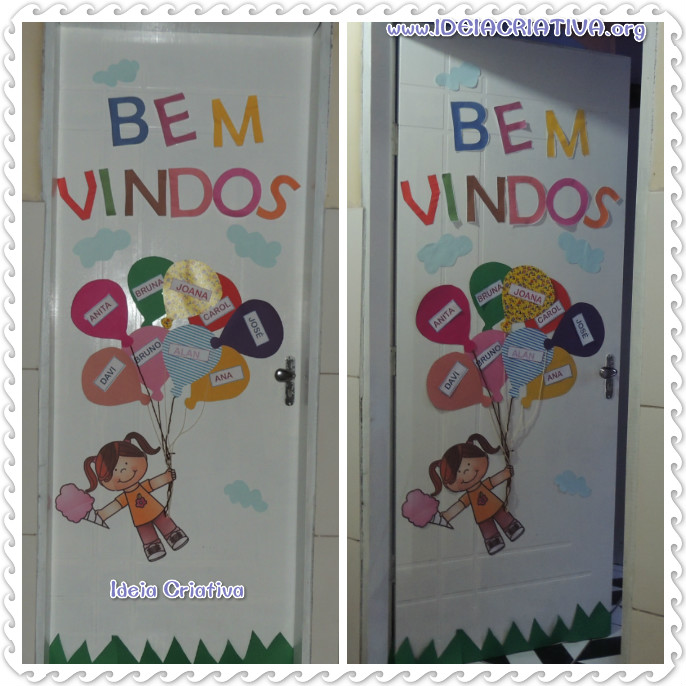 Decoração de porta