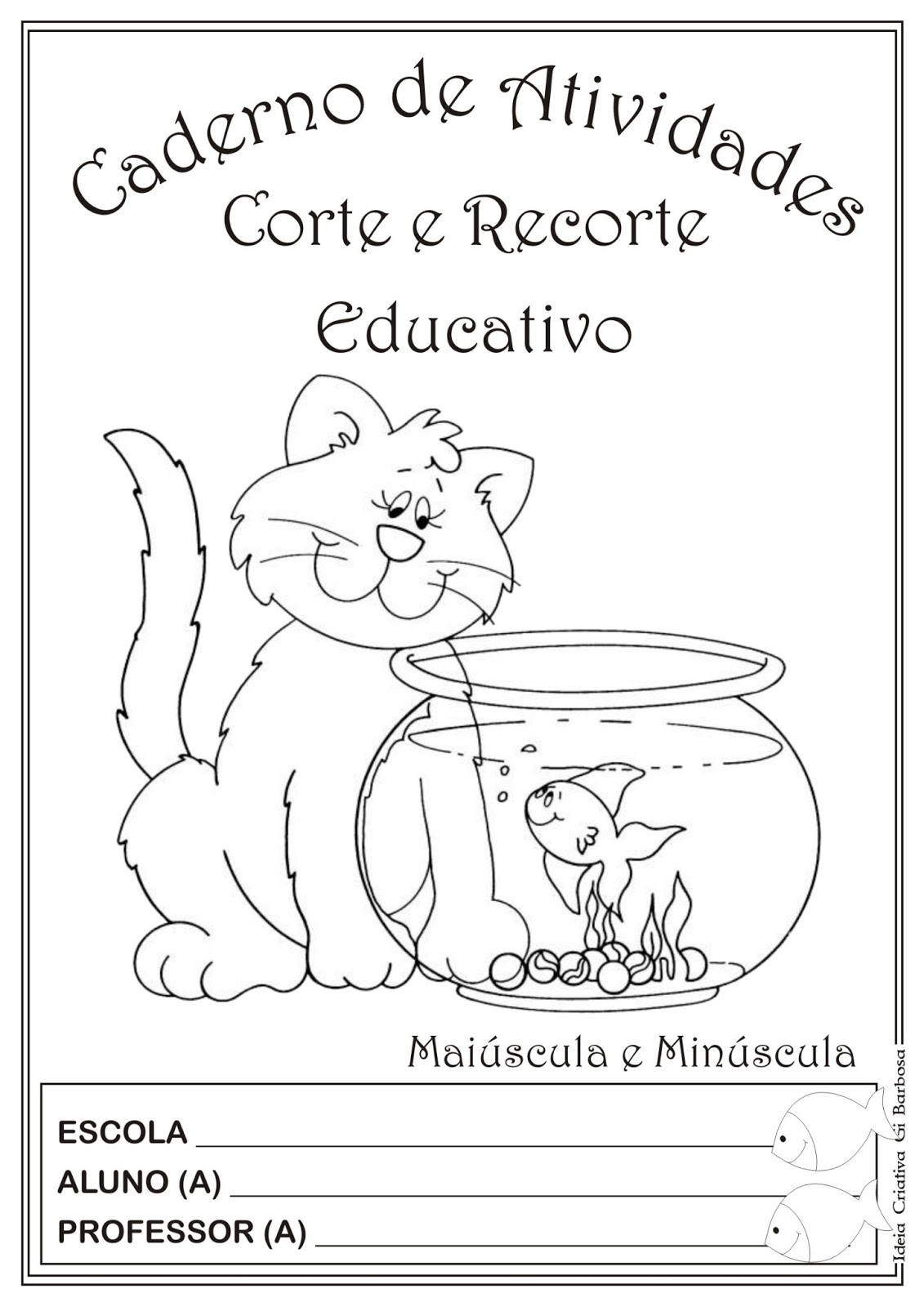 Caderno De Atividades Grátis Para Imprimir - Ideia Criativa - Gigi ...