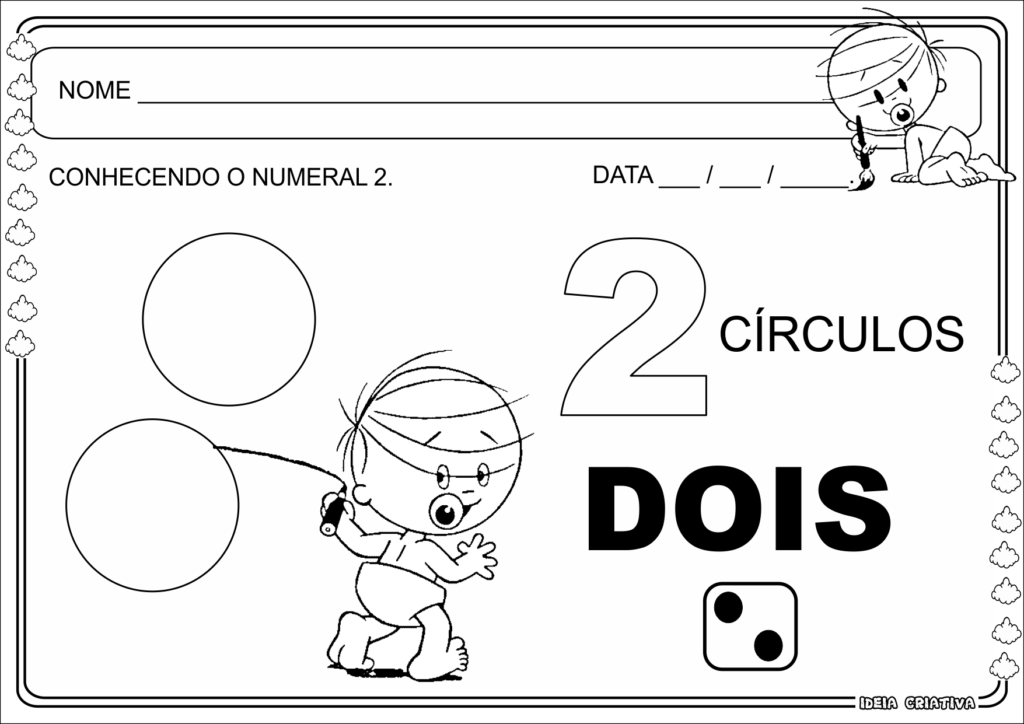 Atividades Numerais Educação Infantil