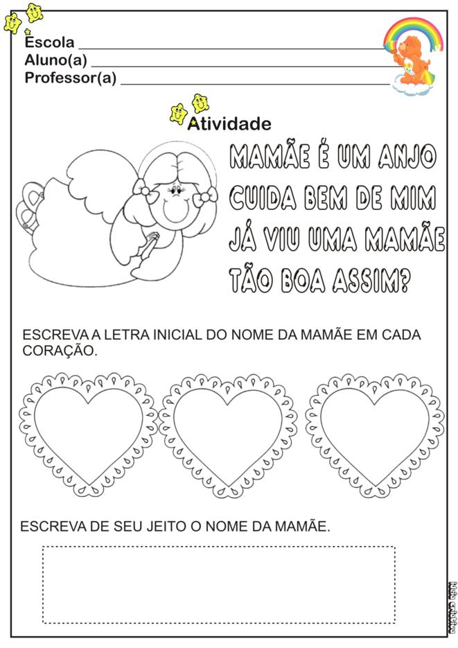 Atividade dia das mães