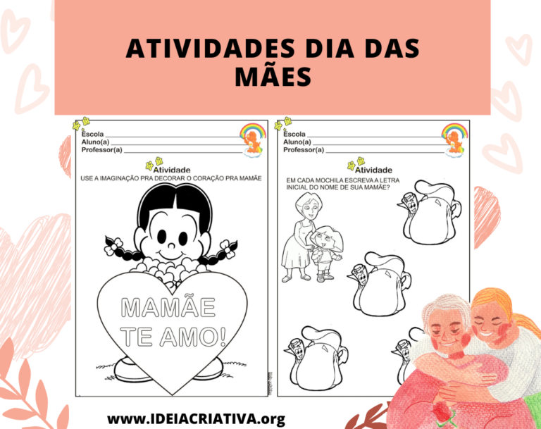 Atividade Dia Das Mães - Ideia Criativa - Gigi Atividades