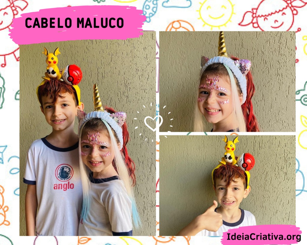 Cabelo maluco Educação Infantil