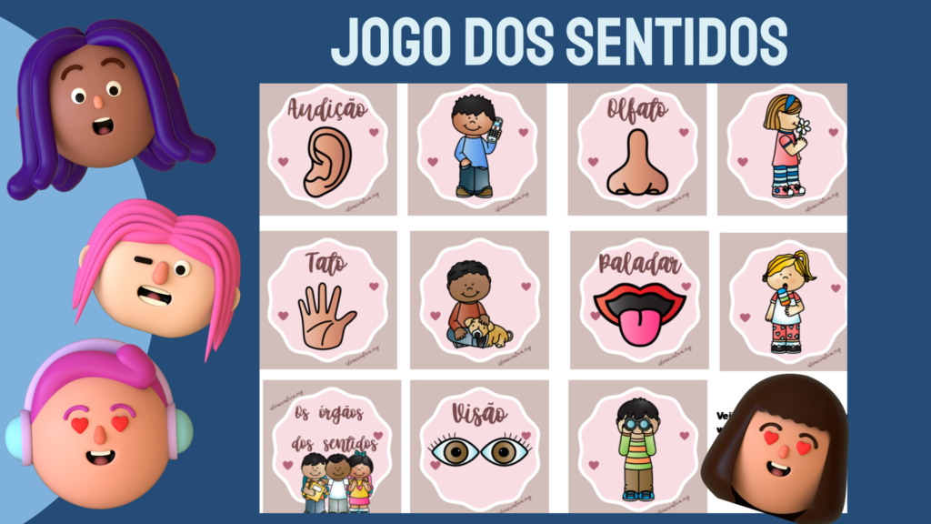 Atividade lúdica Os órgãos dos sentidos