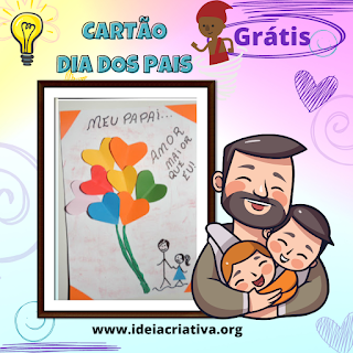 Cartão Dia Dos Pais Educação Infantil