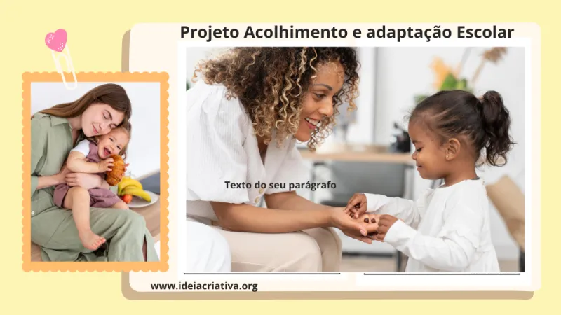 Projeto Acolhimento e adaptação Berçário