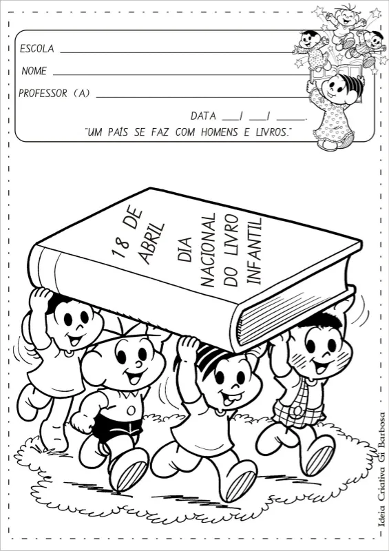 Atividades Dia do Livro Educação Infantil