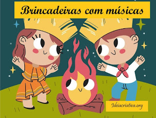 Brincadeira Festas Juninas com música