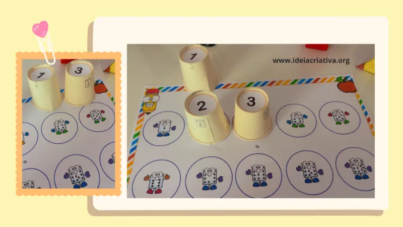 Atividade Educação Infantil Matemática com flash cards GRÁTIS 